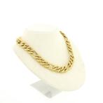 Gouden Figaro schakel ketting, Sieraden, Tassen en Uiterlijk, Ophalen of Verzenden, Gebruikt, Overige kleuren, Goud