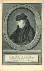 Portrait of Erasmus of Rotterdam, Antiek en Kunst, Kunst | Etsen en Gravures