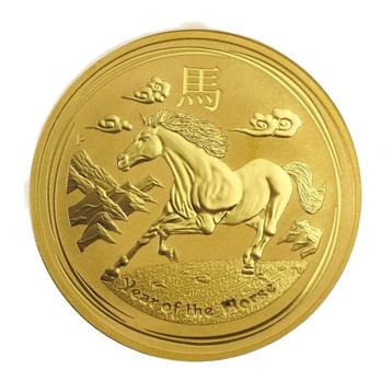 Gouden munt Lunar 2014 1 troy ounce beschikbaar voor biedingen