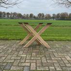 Eiken tafelpoot X vorm, Huis en Inrichting, Verzenden, Nieuw