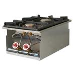 Diamond Gasfornuis | 2 Branders | Inbouw | 1x 3.5kw + 1x 6kw, Ophalen of Verzenden, Nieuw in verpakking