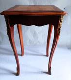 Bijzettafel - Eik, kers en olijfboomwortel - Marqueterie en, Antiek en Kunst