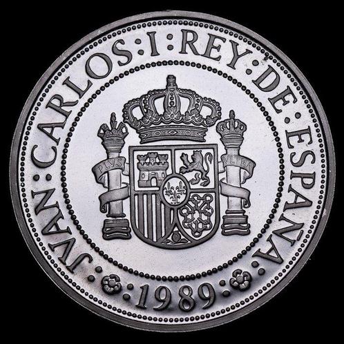 Spanje. 5000 Pesetas 1989- Quinto Centenario (Zonder, Postzegels en Munten, Munten | Europa | Niet-Euromunten