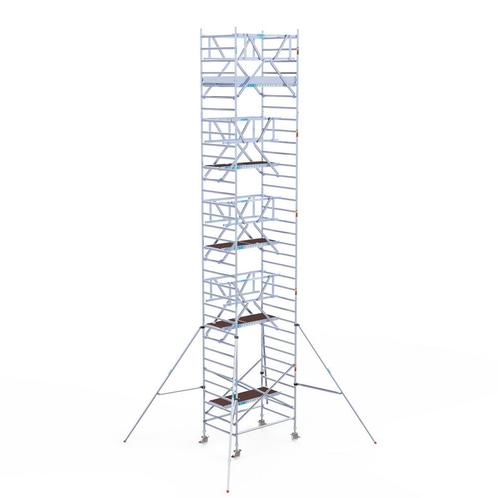 Rolsteiger Professional 135x305 11,2m werkhoogte vrijstaand, Doe-het-zelf en Verbouw, Steigers, Rolsteiger of Kamersteiger, Nieuw