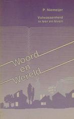 Volwassenheid in leer en leven 14 9789050460156 Niemeyer, Boeken, Godsdienst en Theologie, Verzenden, Gelezen, Niemeyer