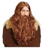 Pruik Viking Met Baard En Snor, Verzenden, Nieuw
