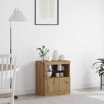 vidaXL Dressoir Bruin 60.5 x 37 x 67 cm Bewerkt hout, Huis en Inrichting, Verzenden, Nieuw, Overige houtsoorten, Minder dan 50 cm