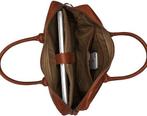 Burkely Vintage Max - Worker 17 - Aktetas 17 inch - Cognac, Verzenden, Zo goed als nieuw