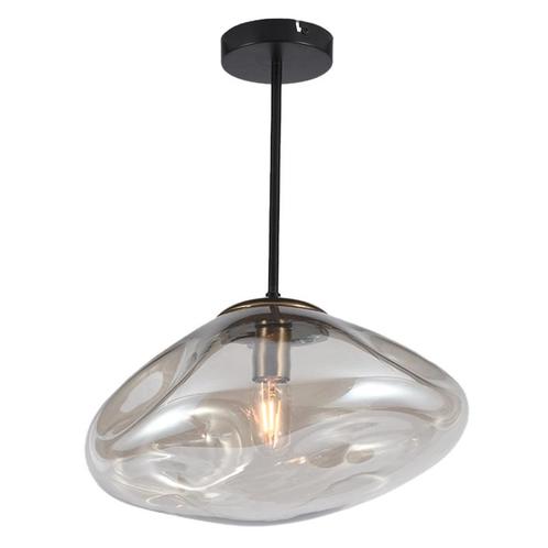 Design plafondlamp amber, Evita, Huis en Inrichting, Lampen | Plafondlampen, Nieuw, Glas, Ophalen of Verzenden