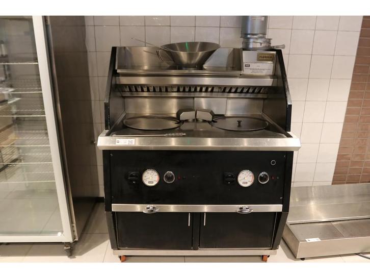 Florigo 2-pans frituur bakwand / friteuse / frituuroven 400V, Zakelijke goederen, Horeca | Keukenapparatuur, Gebruikt, Fornuis, Frituur en Grillen