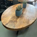 RONDE- OVALE- RECHTE nieuwe tafels goedkoopste van Nederland, Nieuw, Eikenhout, 100 tot 150 cm, 100 tot 150 cm