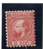 Nederland 1867 - Koning Willem III - Gratis verzending, Gestempeld