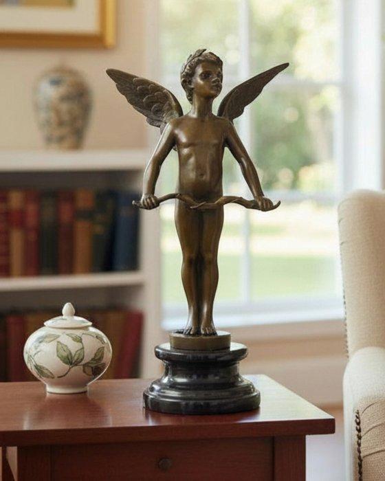 Auguste Moreau (1834-1917) - after - sculptuur, Vici - Amor, Antiek en Kunst, Curiosa en Brocante