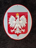 Pools wapen - Emaille plaat - Emaille, Metaal