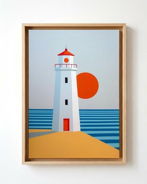 Nelson F. León - Horizonte Inmóvil XL- (NO Reserve), Antiek en Kunst, Kunst | Schilderijen | Modern