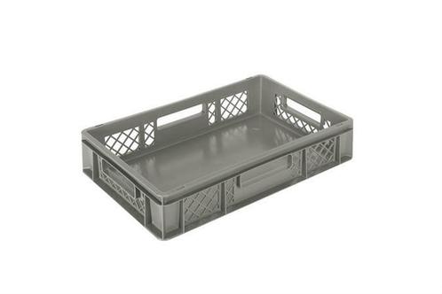 Geperforeerde Krat | Grijs | 60x40 cm | 6 Formaten, Zakelijke goederen, Horeca | Keukenapparatuur, Verzenden