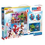 Clementoni Edukit 4-In-1 Spidey Puzzel, Verzenden, Nieuw