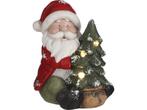 House of Seasons Kerstman Kerstbeeld met Verlichting - L22,5, Verzenden, Nieuw