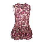 Frogbox • korte jurk met bloemen • 36, Kleding | Dames, Jurken, Nieuw, Frogbox, Roze, Maat 36 (S)