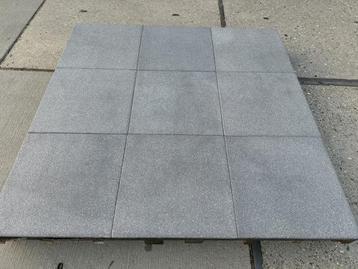 Veiling - 36,72 M2 Gecoate Tegel Naturelook Grey 60x60x3 Cm beschikbaar voor biedingen