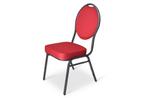 Stapelstoel | Milos - Rood, Huis en Inrichting, Stoelen, Ophalen of Verzenden, Nieuw, Kunststof