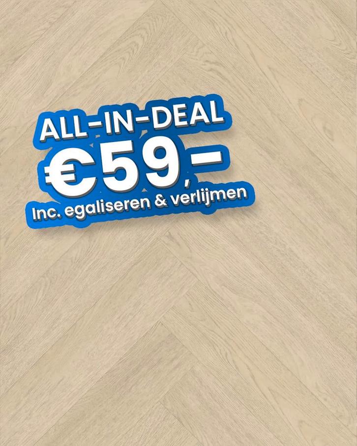 Plak pvc Visgraat naturel eiken |  Belakos Terreno Visgraat, Huis en Inrichting, Stoffering | Vloerbedekking, Ophalen