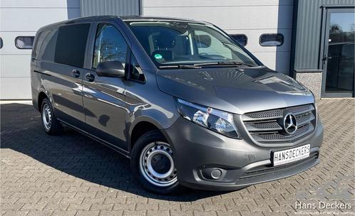 Zakelijke Lease |  Mercedes-Benz Vito L2 DC Automaat 114 305, Auto's, Bestelauto's, Dealer onderhouden, Lease, Zwart, Automaat