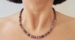 Rhodoniet Ketting met slotje, Sieraden, Tassen en Uiterlijk, Ophalen of Verzenden, Nieuw