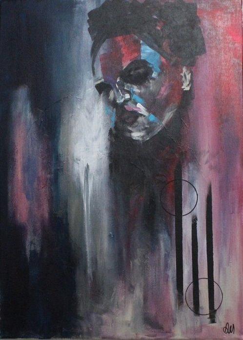 Dario Marcozzi - Maya, Antiek en Kunst, Kunst | Schilderijen | Modern