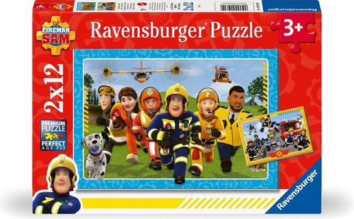 Brandweerman Sam Puzzel (2 x 12 stukjes) | Ravensburger -, Kinderen en Baby's, Speelgoed | Kinderpuzzels, Nieuw, Verzenden