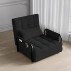 Vouwbare Vloersofa met Verstelbare Rugleuning en Opbergvakke, Verzenden, Nieuw