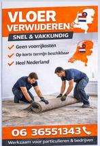 Vloer verwijderen – snel en vakkundig | Heel Nederland, Overige materialen, 30 cm of meer, Nieuw, Ophalen of Verzenden