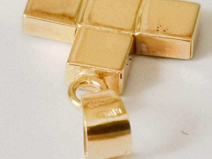 Zonder Minimumprijs - Kruishanger - 18 karaat Geel goud -, Sieraden, Tassen en Uiterlijk, Antieke sieraden