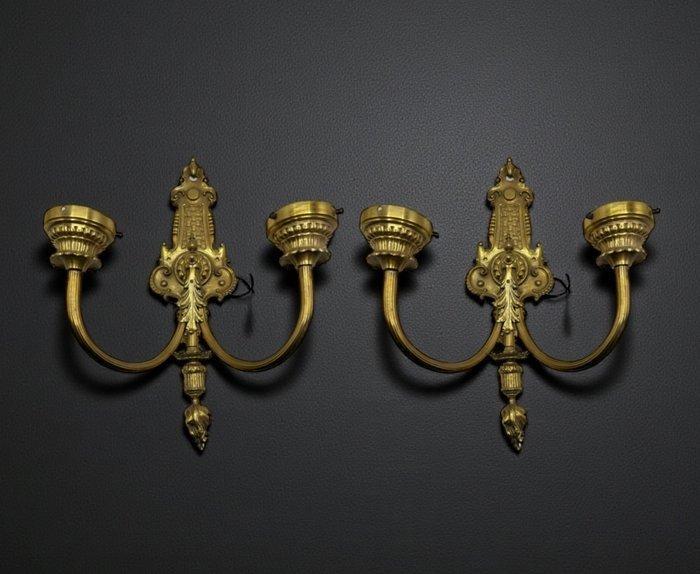 Wandlamp (2) - Dorado Ormolu - Brons, Antiek en Kunst, Antiek | Overige Antiek