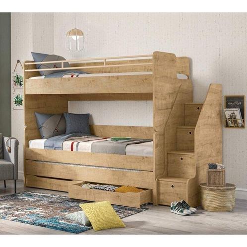 Stockholm Studio set | stapelbed - 3 kledingkast - bureau, Kinderen en Baby's, Kinderkamer | Complete kinderkamers, Jongetje of Meisje
