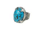 Turquoise - Zilver - Ring