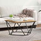 vidaXL Salontafel artisanaal eikenkleurig 80 x 80 x 45 cm, Verzenden, Vierkant, Nieuw, 50 tot 100 cm