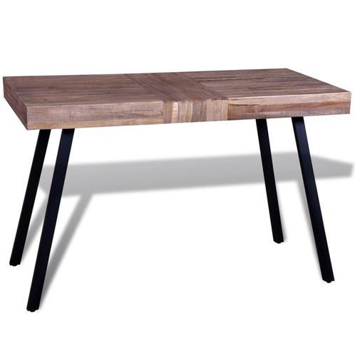 vidaXL Tafel gerecycled teakhout, Huis en Inrichting, Tafels | Bijzettafels, Nieuw, Verzenden