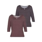 Vivance Shirt met ronde hals Met gouden sierknop bij de, Kleding | Dames, Verzenden, Nieuw