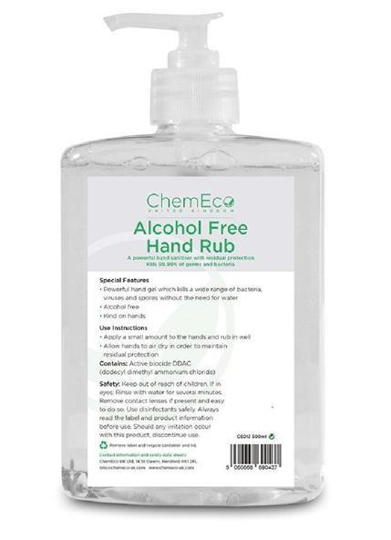 Handreiniger pompje alcoholvrij - 500ml, Zakelijke goederen, Horeca | Overige, Verzenden