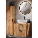 Badkamermeubel Polaris Uno Oak 60CM (Badkamermeubels), Ophalen of Verzenden, Nieuw