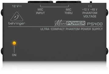 Behringer PS400 Micropower fantoom Preamp beschikbaar voor biedingen