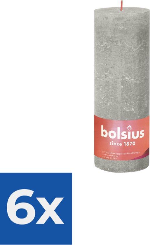 Bolsius Stompkaars Sandy Grey Ø68 mm - Hoogte 19 cm -, Huis en Inrichting, Woonaccessoires | Overige, Verzenden