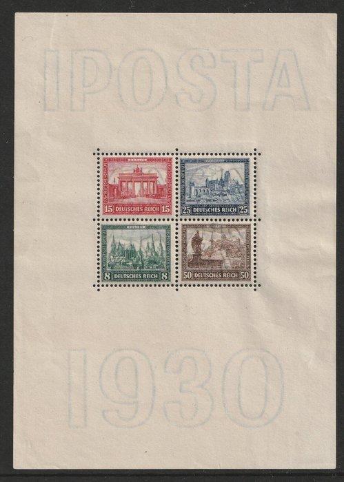 Duitse Rijk 1930 - Iposta blok - Michel bl. 1, Postzegels en Munten, Postzegels | Europa | Duitsland