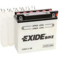 Exide Motor Accu 12V 5,5Ah 135x60x130, Motoren, Onderdelen | Overige, Verzenden