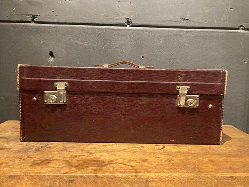 Motoring - Suitcase - rare - unusual size - 1920 - Koffer, Antiek en Kunst, Curiosa en Brocante