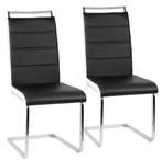 Set van 2 Slede Eetkamerstoelen – Comfortabel en Modern, Huis en Inrichting, Stoelen, Verzenden, Nieuw