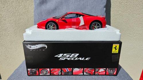 Hot Wheels 1:18 - Modelbouwdoos - Ferrari 458 Speciale -, Hobby en Vrije tijd, Modelauto's | 1:5 tot 1:12