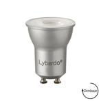 35 mm LED spot GU10 Lybardo 3.6 watt 2700K warm wit dimbaar, Nieuw, Bajonetsluiting, Sfeervol, Led-lamp