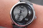 Horloge Glashütte Original PanoMaticLunar 07/2021, Sieraden, Tassen en Uiterlijk, Overige merken, Leer, Staal, Polshorloge